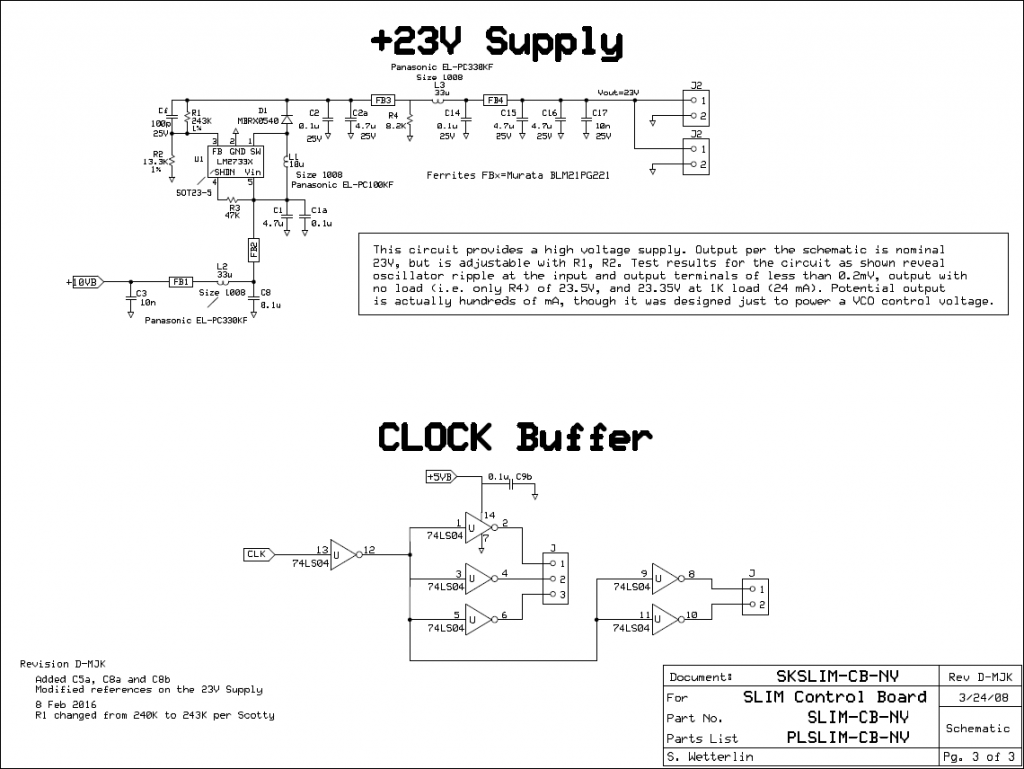 MSA Control Board - 23V Supply
